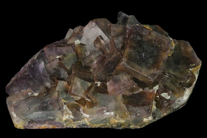 Purple Cubic Fluorite Crystal Cluster - China #142472